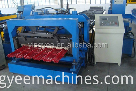 hydraulic glazed metal roofing tiles roll forming machine /roll forming machine with price